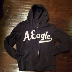 AMERICAN EAGLE OUTFITTERS ZIP FRONT HOODIE L